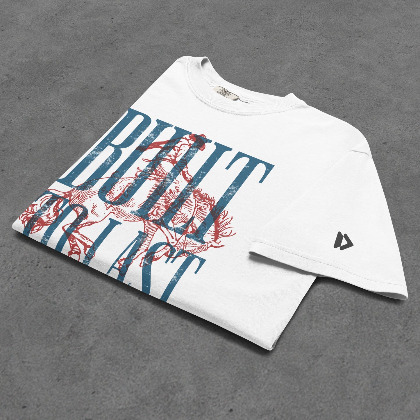 Built to Last — 250 Years | Patriotic Bold Tee - Blue Graphic