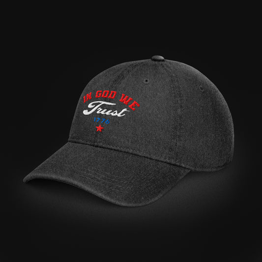 In God We Trust Denim Hat