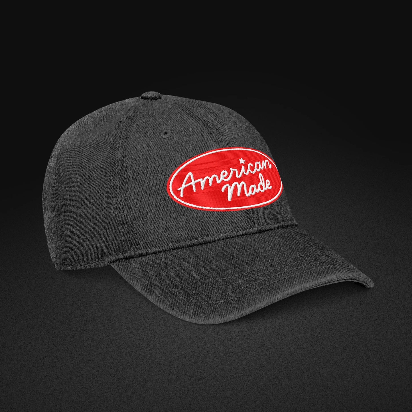American Made — Patriotic Dad Hat - Denim