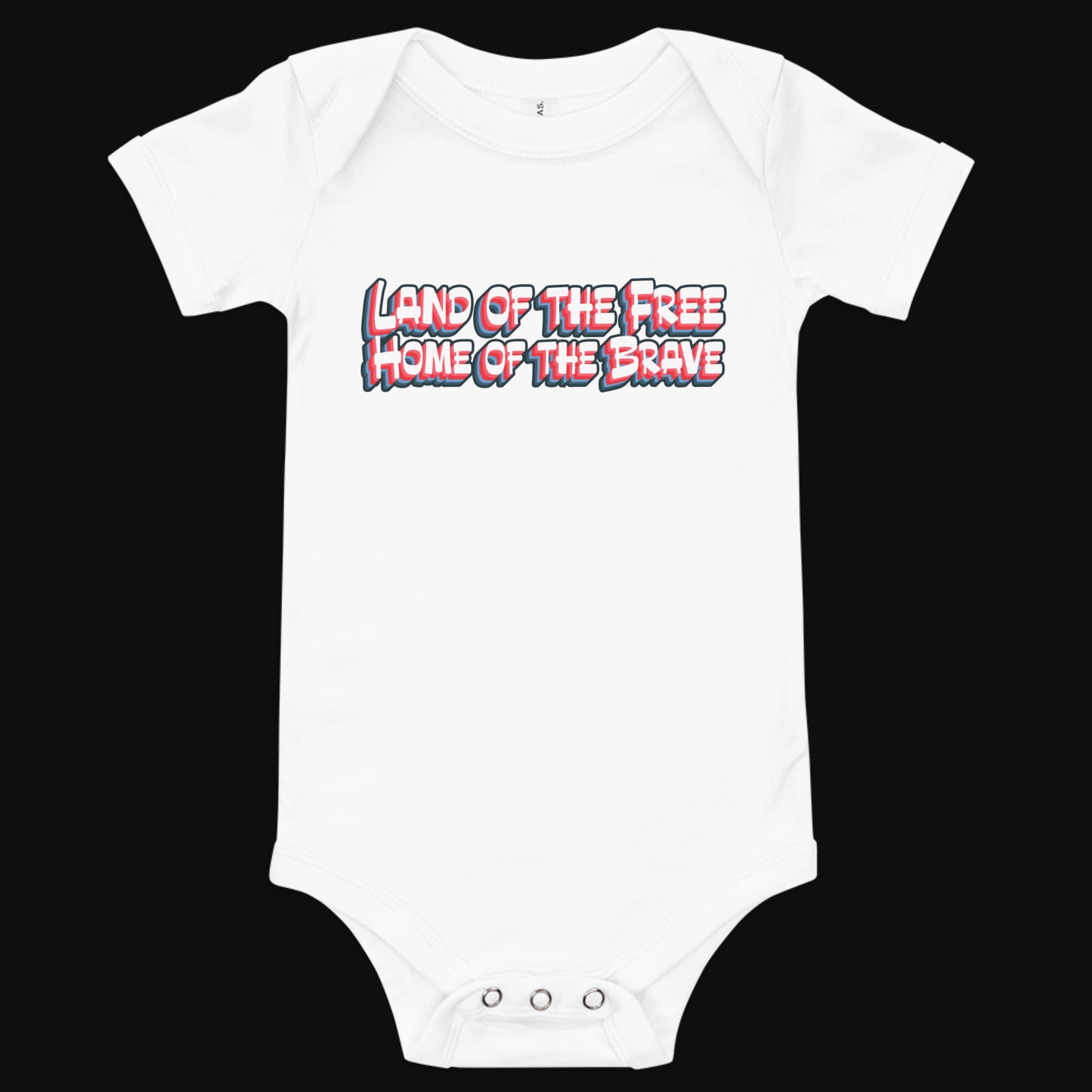 Tiny Free & Brave - Baby One Piece
