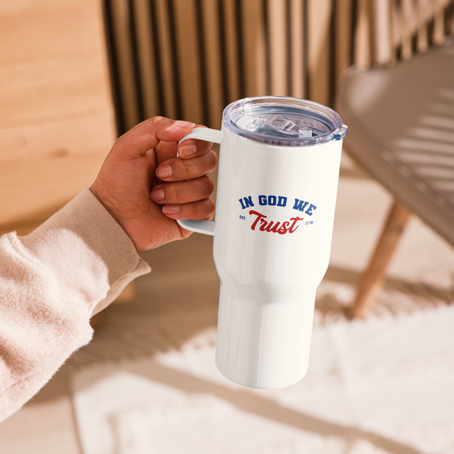 In God We Trust Travel Mug