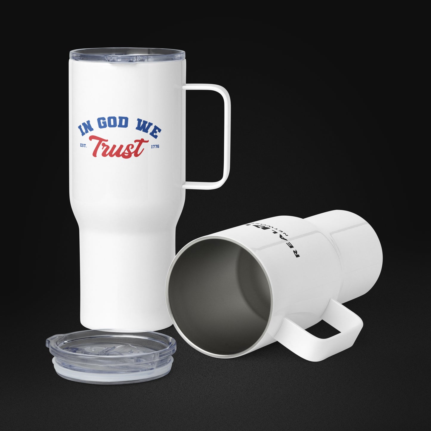 In God We Trust Travel Mug