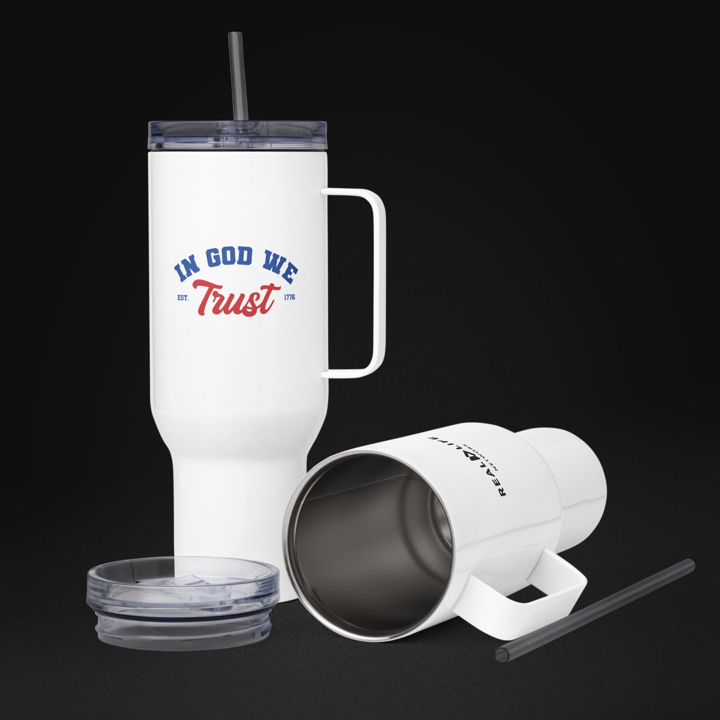 In God We Trust Travel Mug