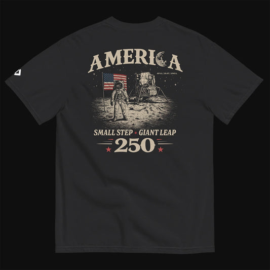 America — Small Step, Giant Leap - Moon Landing T-Shirt