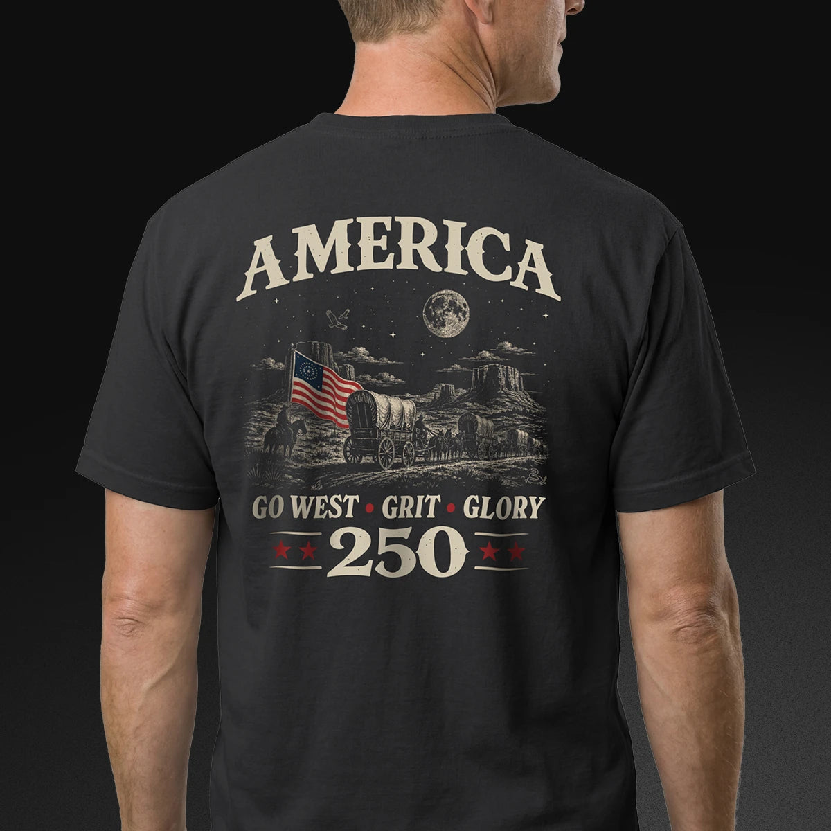 America — Go West, Grit & Glory T-Shirt