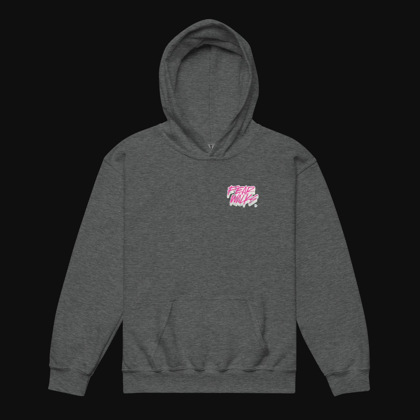 When Faith Talks, Fear Walks - Youth Hoodie Girl
