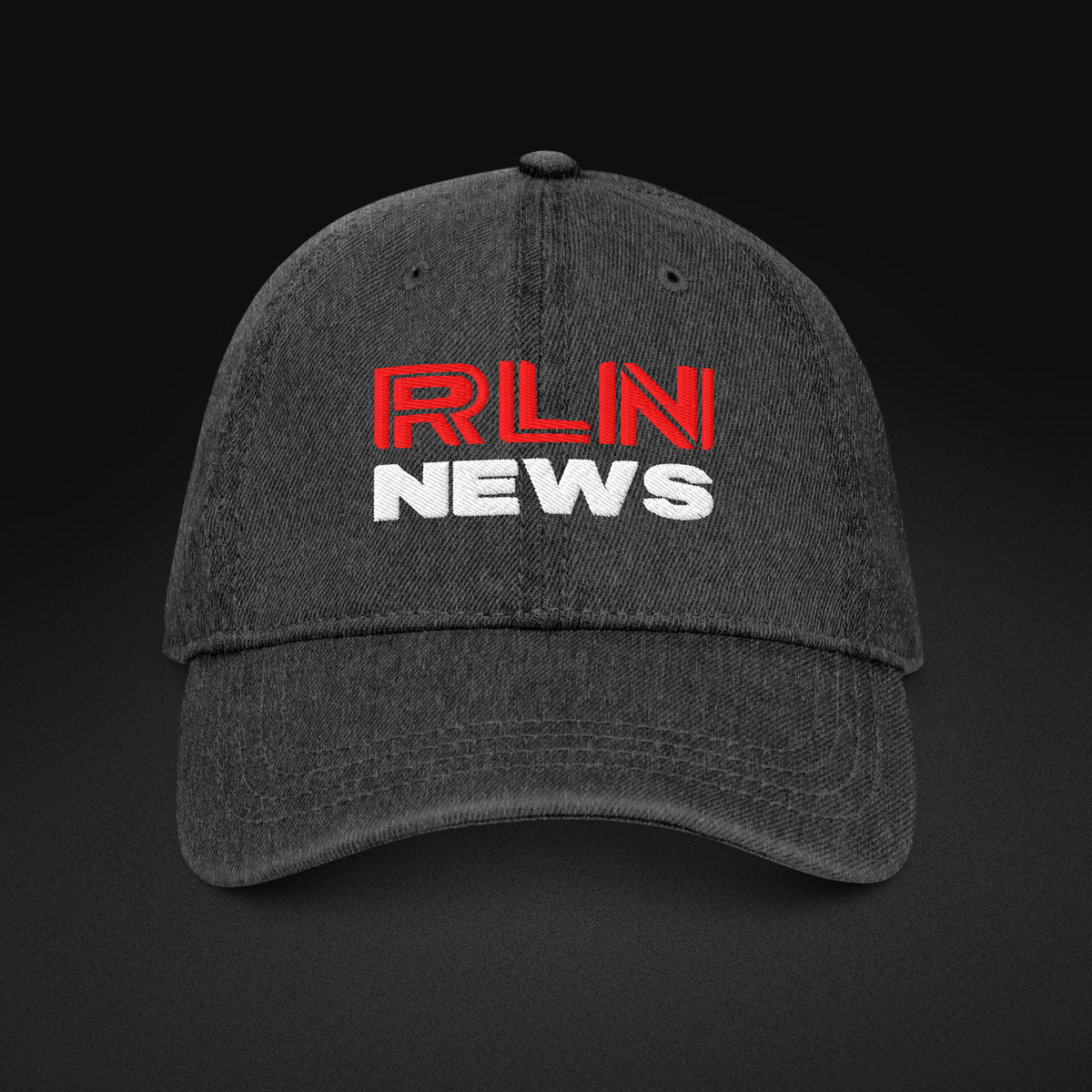 Live In Rln RLN News Denim Hat – Real Life Network