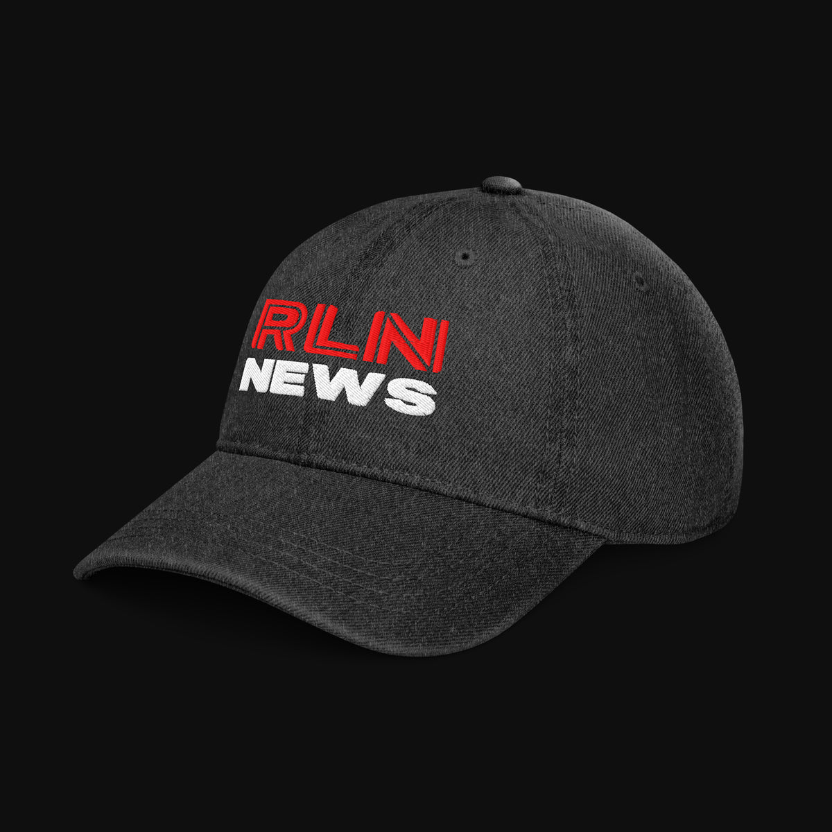 Live In Rln RLN News Denim Hat – Real Life Network