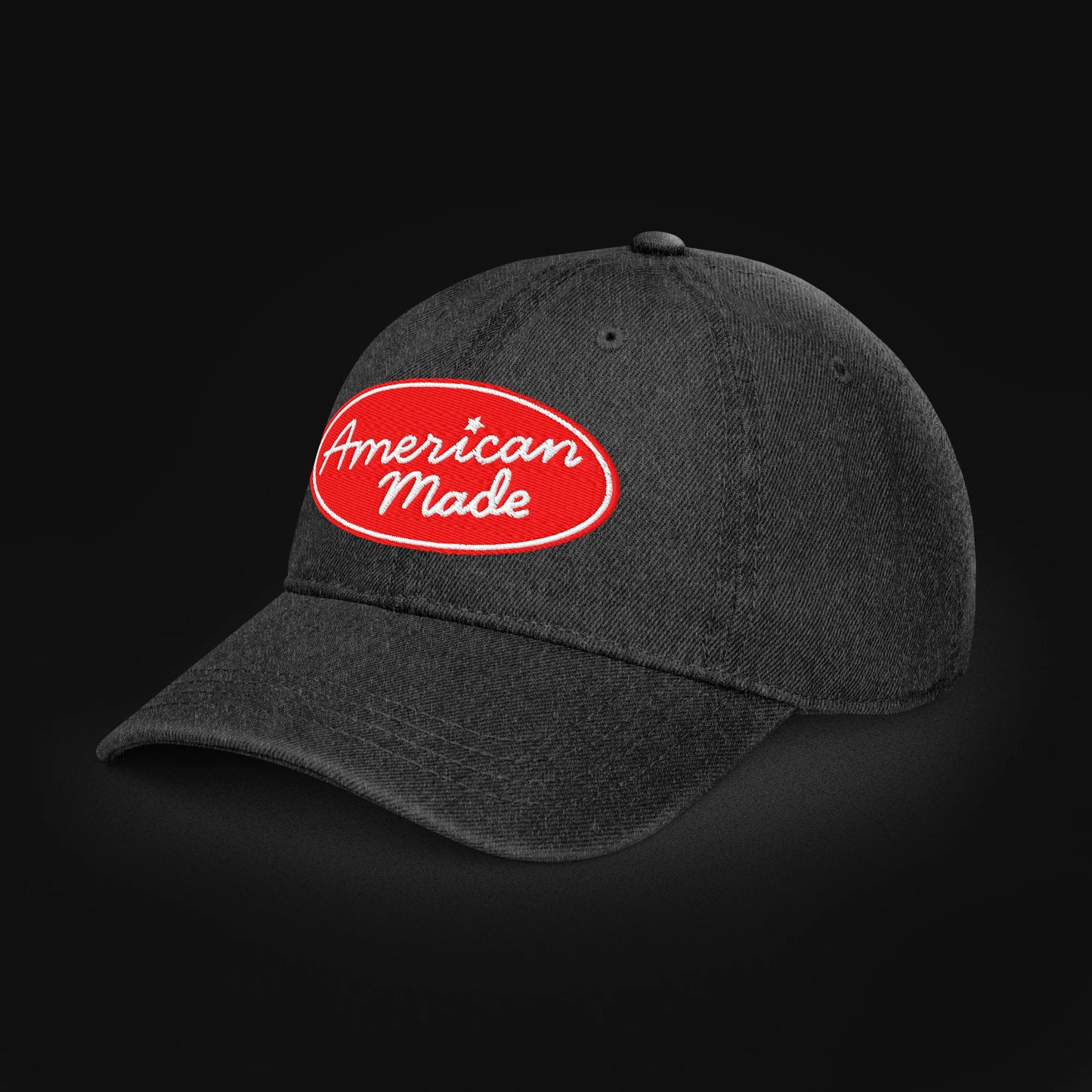 American Made — Patriotic Dad Hat - Denim
