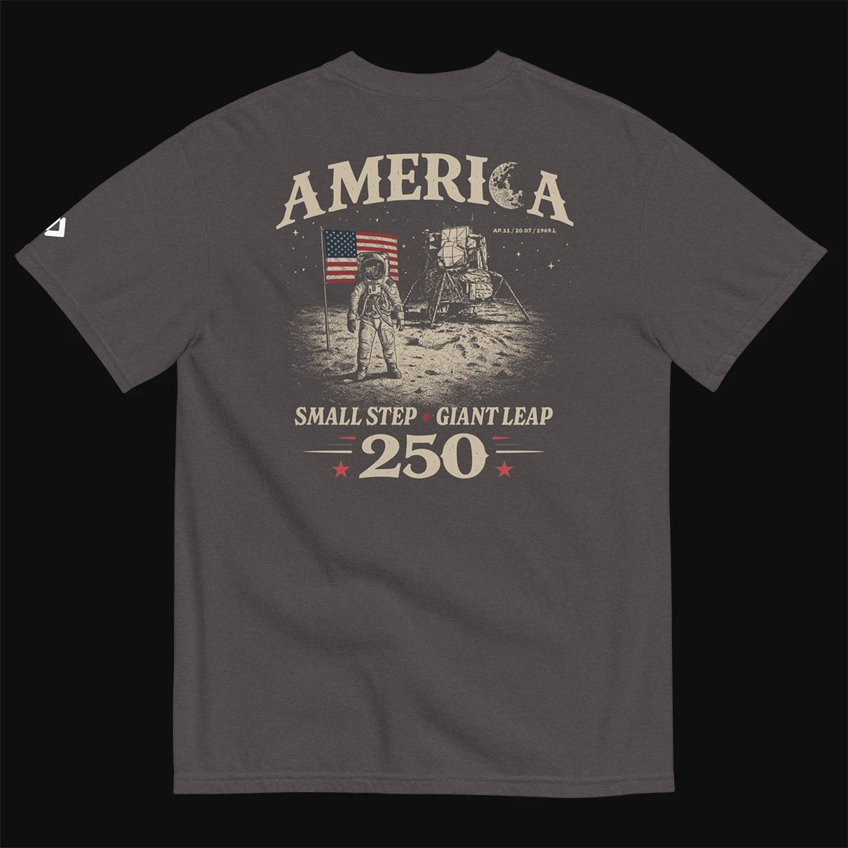 America — Small Step, Giant Leap - Moon Landing T-Shirt