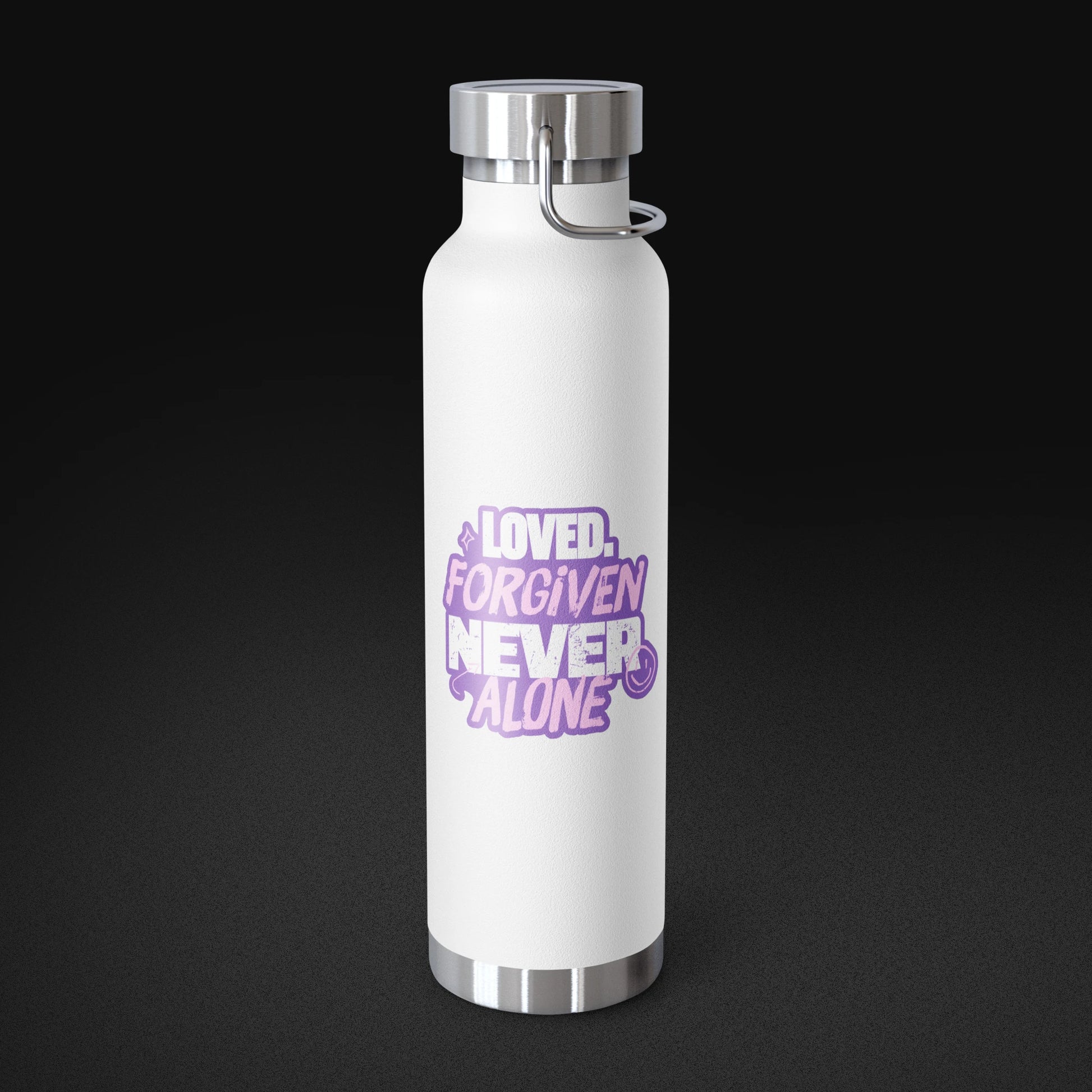 Loved. Forgiven. - Copper Insulated Bottle - FRONT