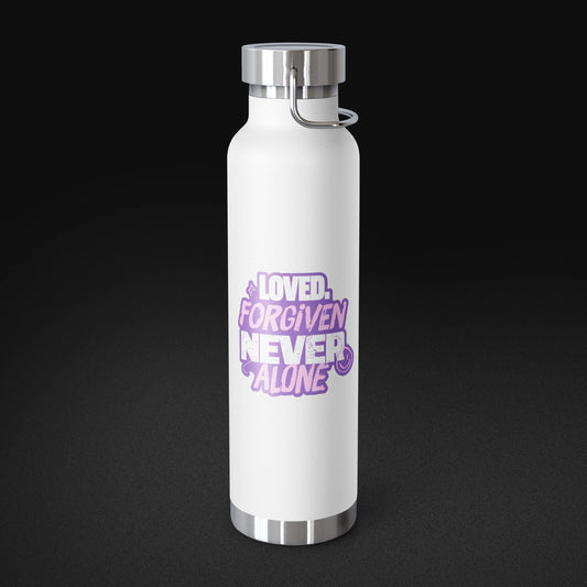 Loved. Forgiven. - Copper Insulated Bottle - FRONT