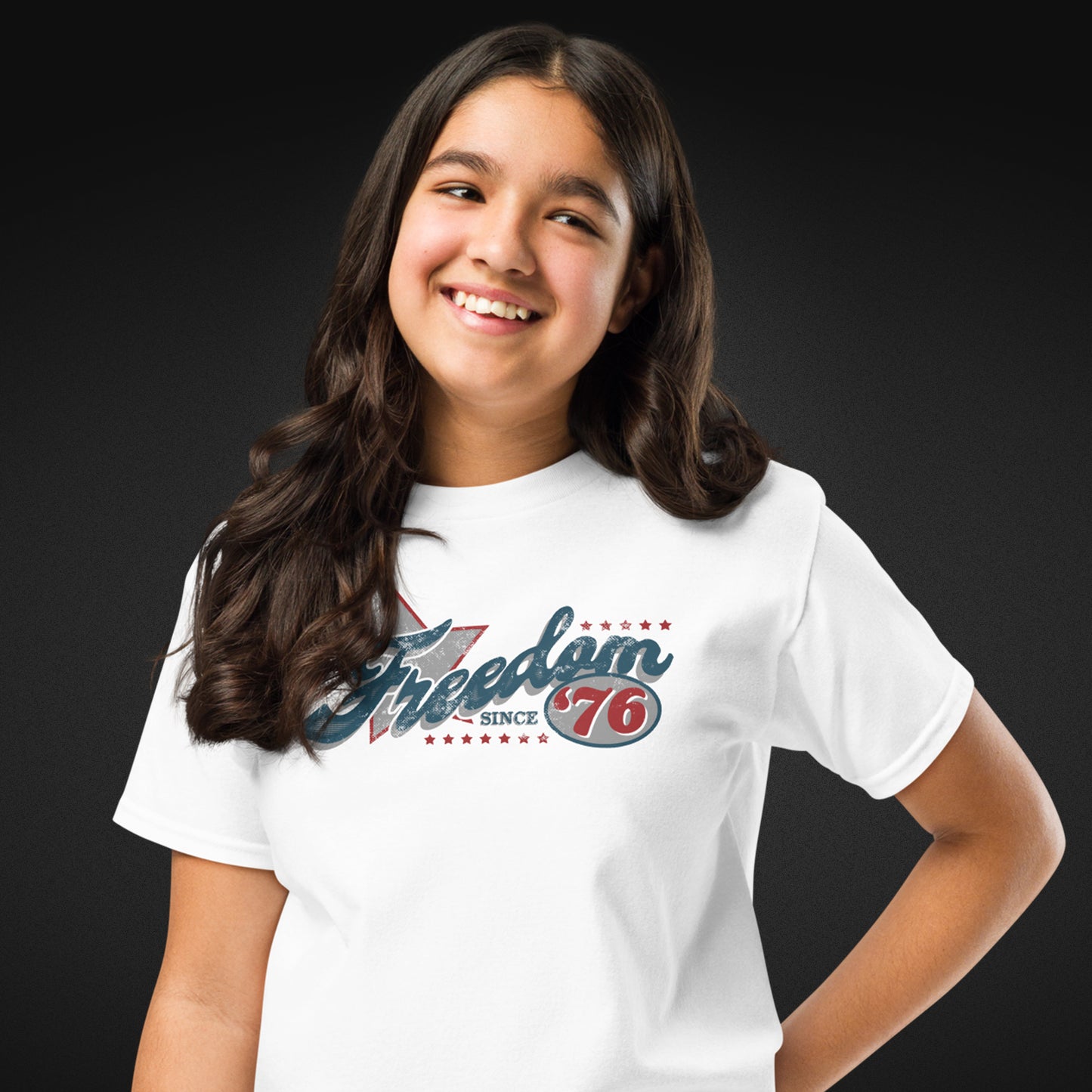 Freedom Since '76 — Youth Patriotic Tee