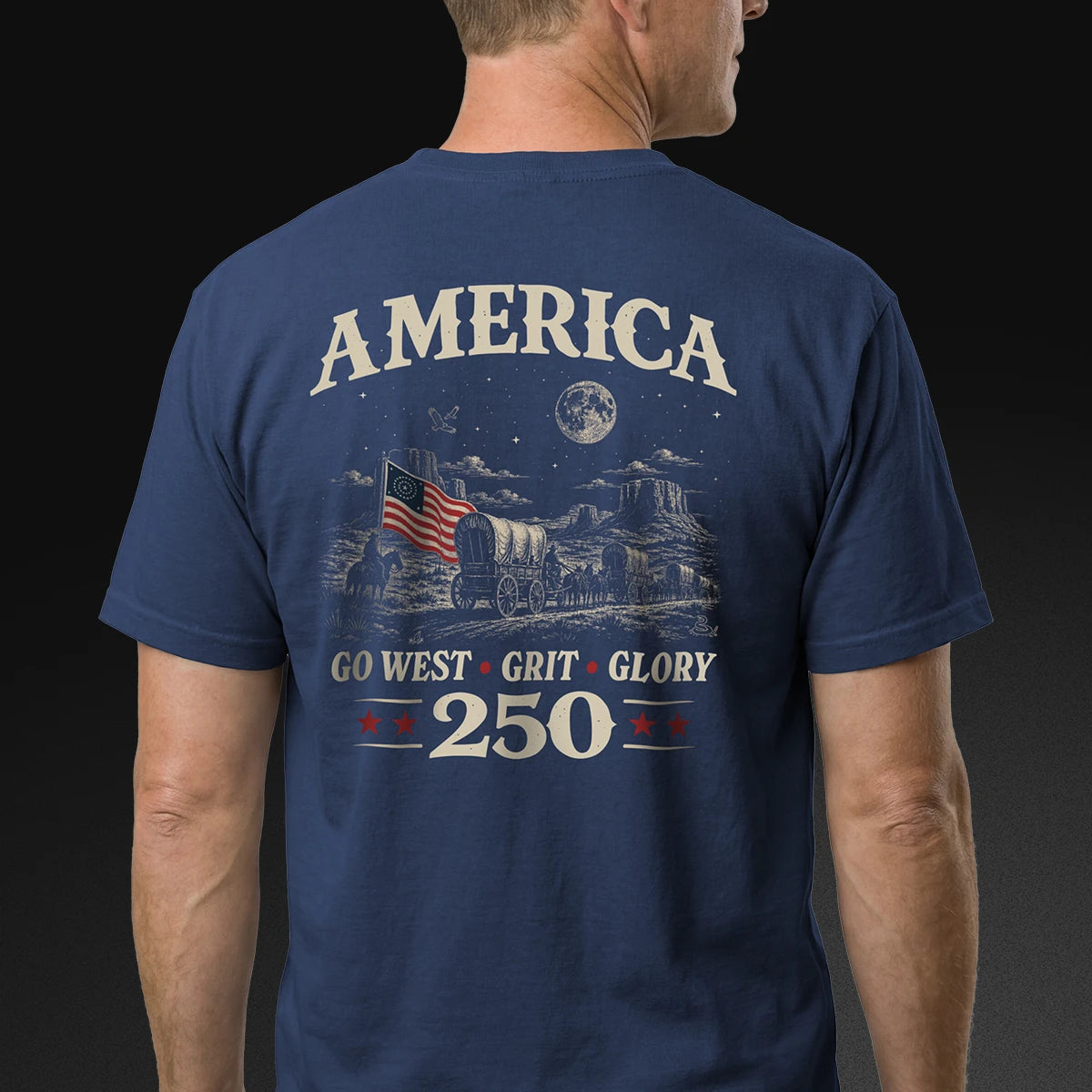 America — Go West, Grit & Glory T-Shirt