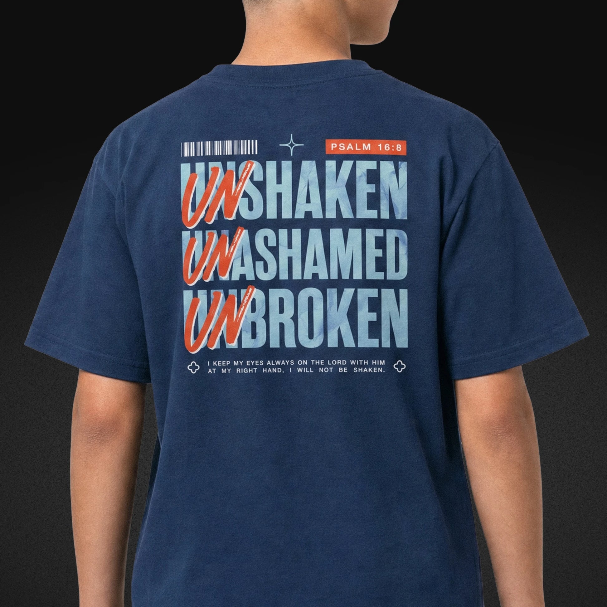 Unbroken - Youth T-Shirt - BACK MODEL