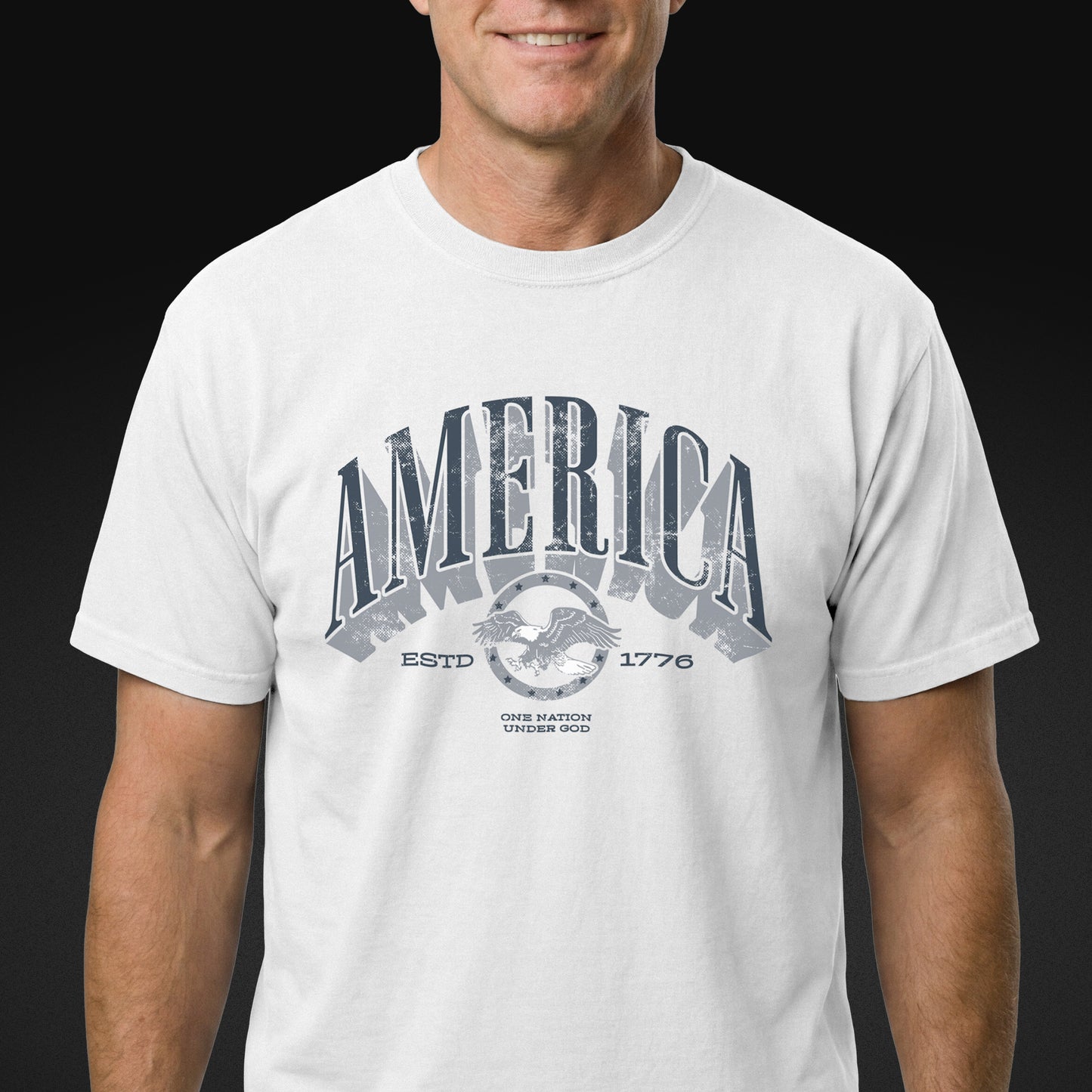 America 1776 — One Nation Under God - White